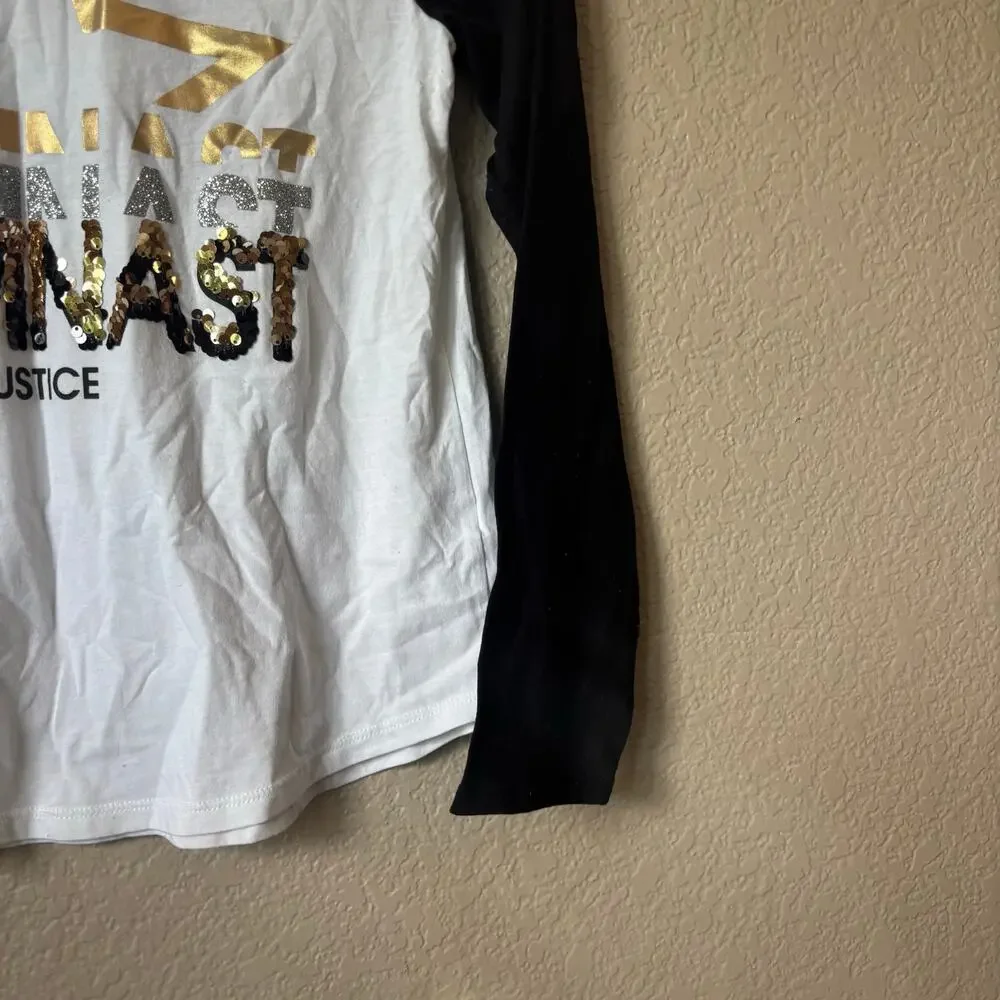 Gymnast Long Sleeve Shirt Justice Size Child Large